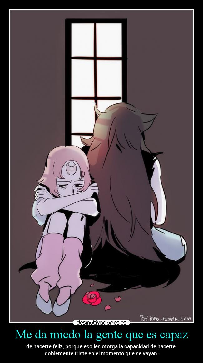 carteles miedo dolor desamor sentimientos distancia steven universe perla greg laurasimpson14 desmotivaciones
