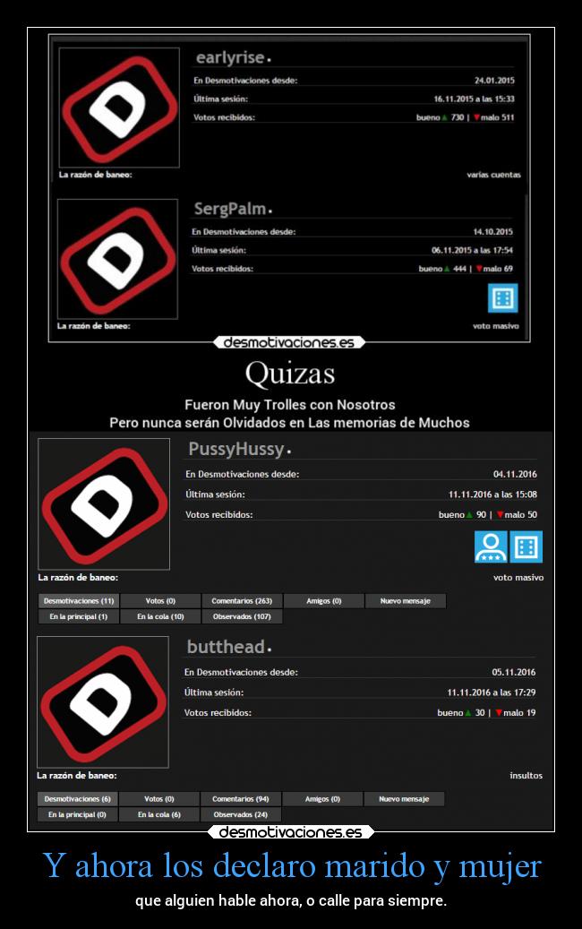 carteles mujer vida desmotivaciones trolls baneados finalmente sergpalm earliryse porundia baobas butthead pussy desmotivaciones
