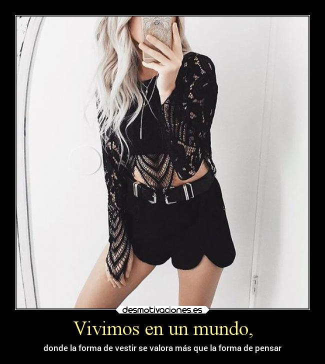 Vivimos en un mundo, - 