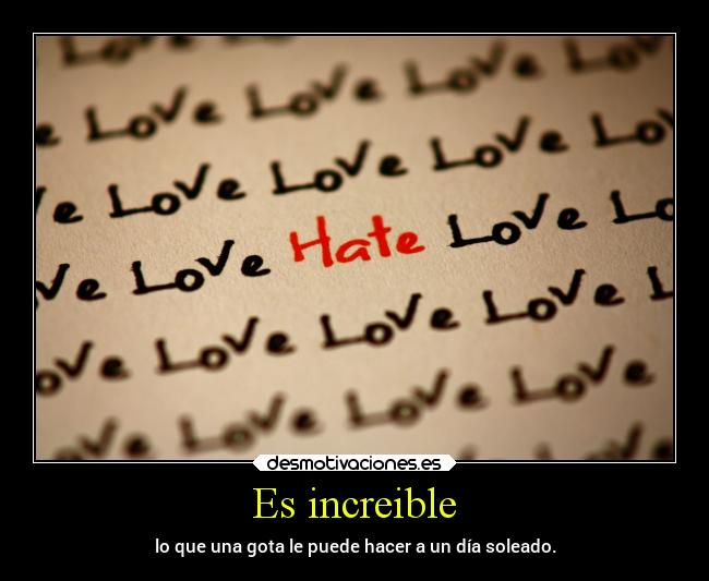 Es increible - 