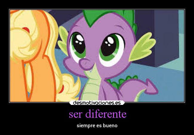 ser diferente -
