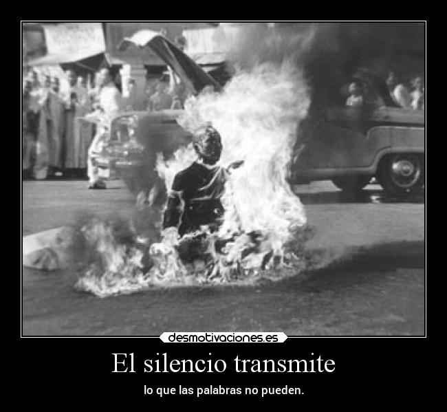 El silencio transmite -