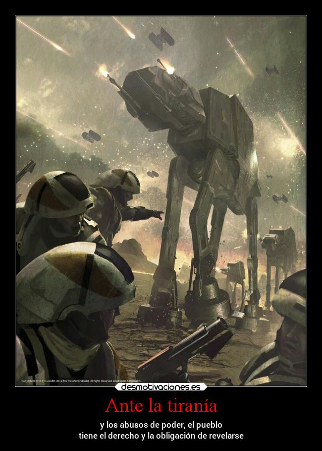 Ante la tiranía -
