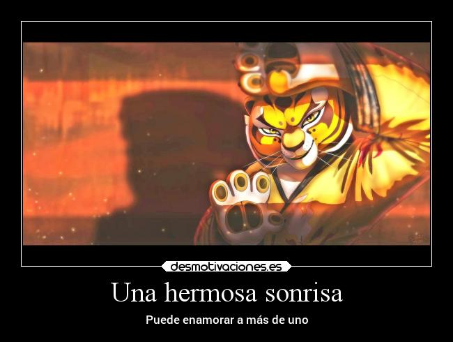 Una hermosa sonrisa - Puede enamorar a más de uno