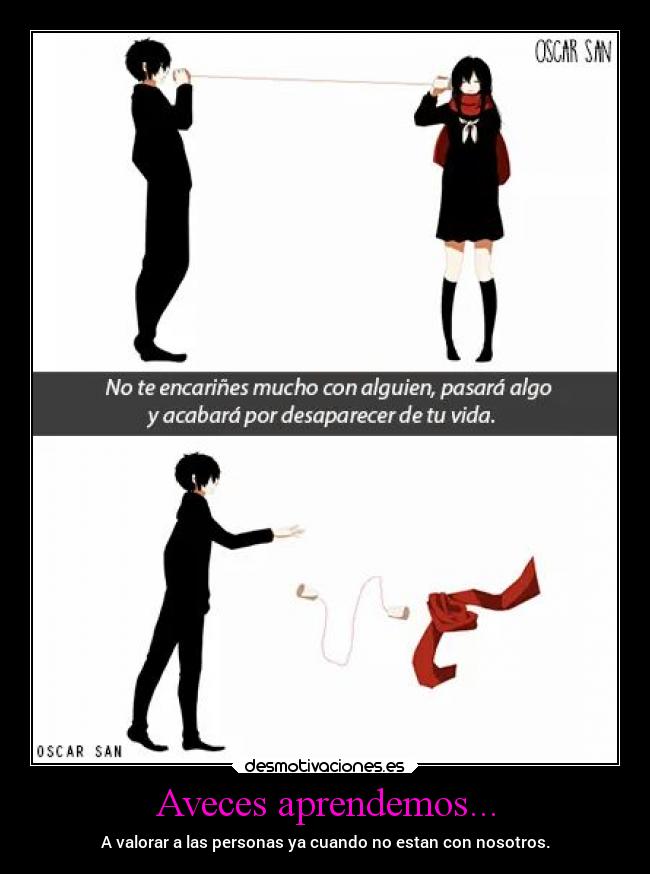 carteles vida anime personas desmotivaciones