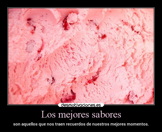 Los mejores sabores - 