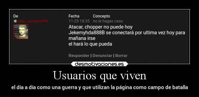Usuarios que viven - 