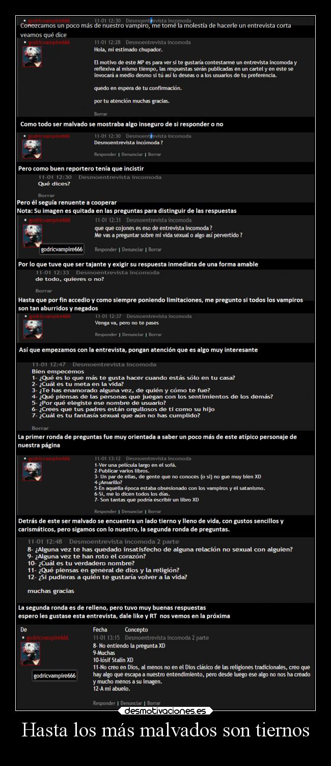 Hasta los más malvados son tiernos - 