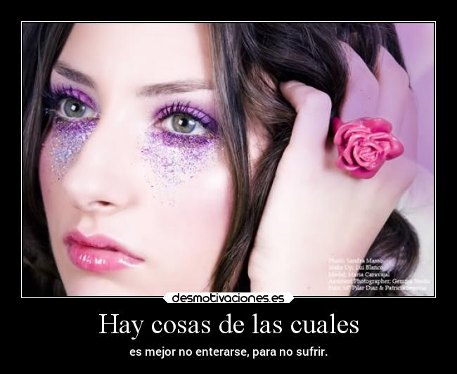 Hay cosas de las cuales - 