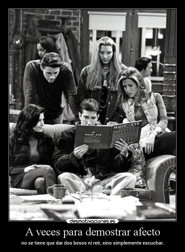 A veces para demostrar afecto -
