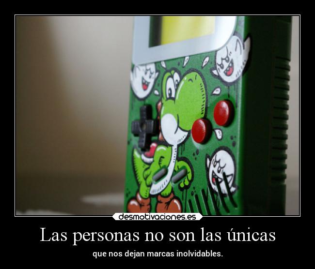 Las personas no son las únicas - 