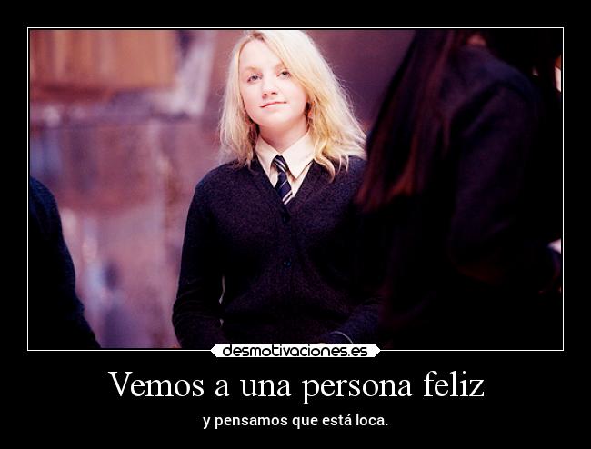 Vemos a una persona feliz - 