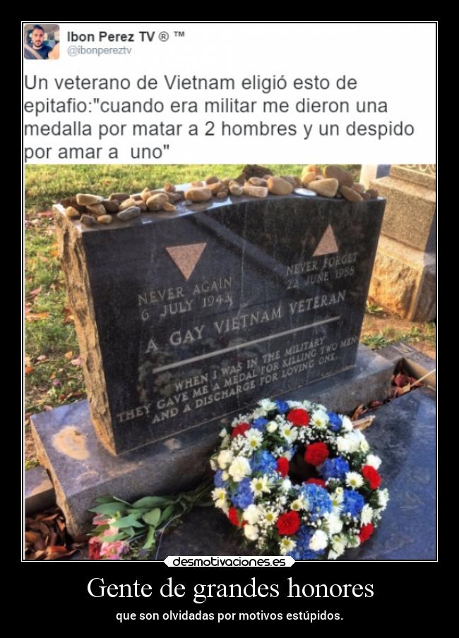 Gente de grandes honores -