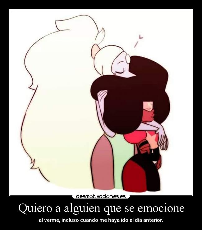 carteles vida sentimientos amigos amor humor steven universe garnet opalo fusion laurasimpson14 desmotivaciones