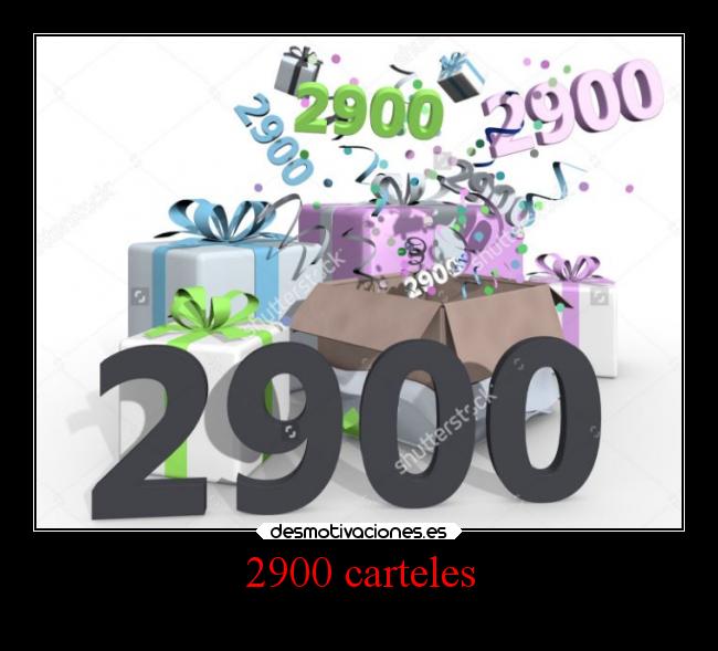 2900 carteles - 