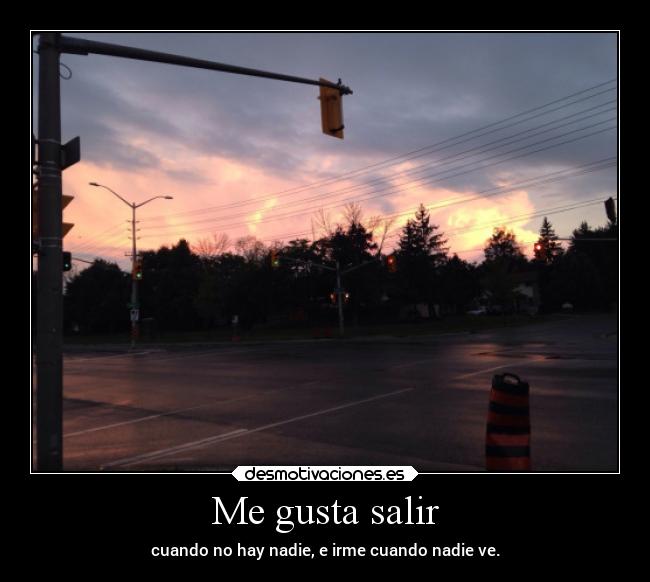 Me gusta salir - 