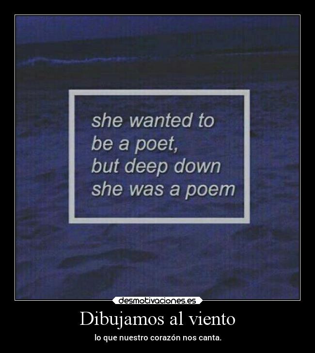 Dibujamos al viento - lo que nuestro corazón nos canta.