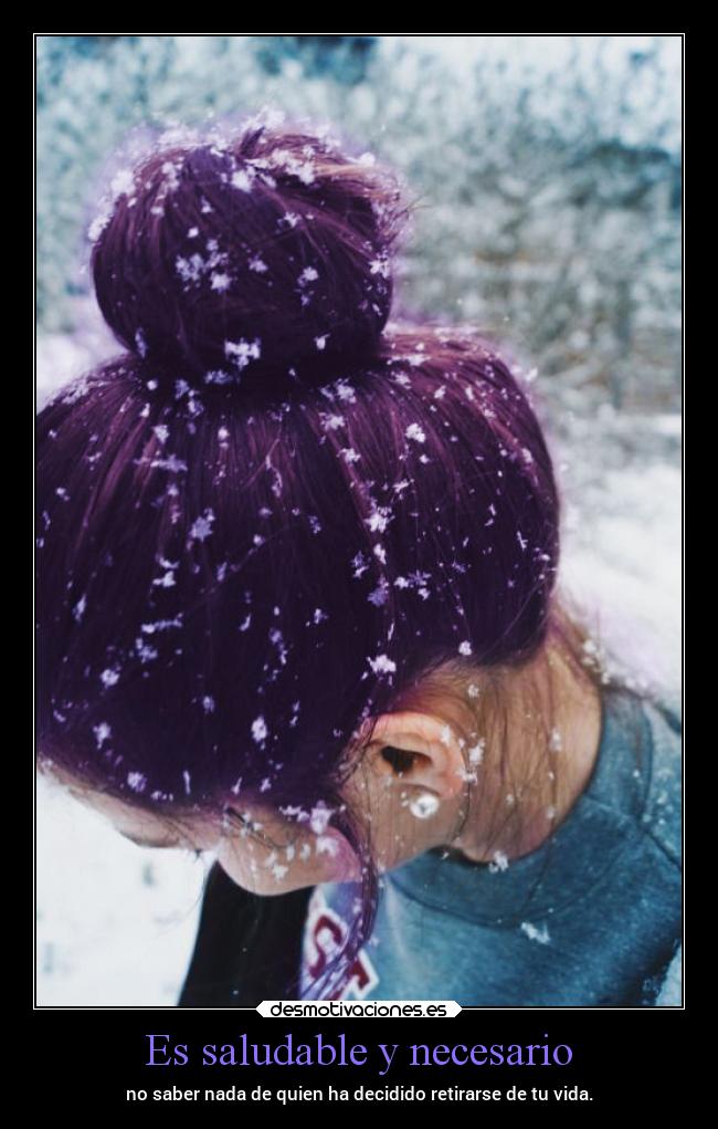 Es saludable y necesario - 