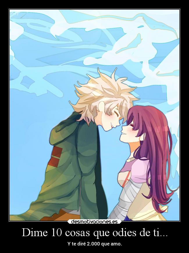 carteles amor danganrompa nagito komaeda tsumiki mikan komamiki desmotivaciones