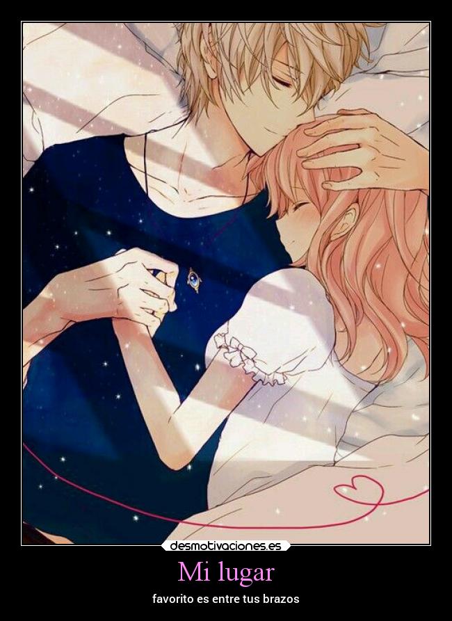 Mi lugar - favorito es entre tus brazos