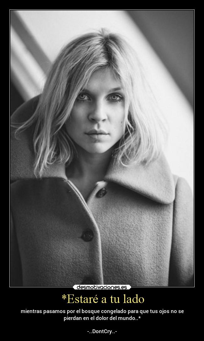 carteles amor teamo bosque congelado ojos lagrimas lifeisterrible dontcry desmotivaciones