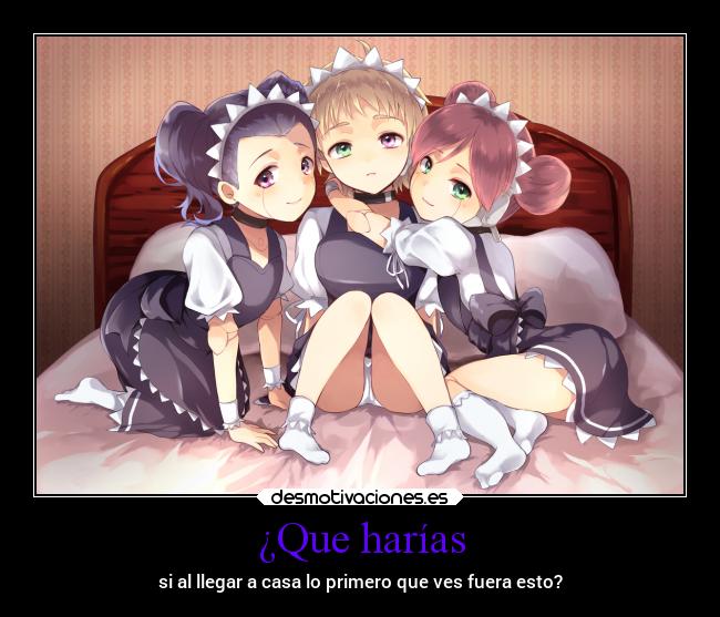 carteles anime avenger nei dolls maids desmotivaciones