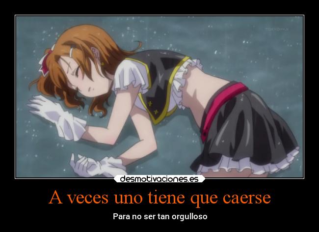 carteles anime caida orgullo killerfrases desmotivaciones