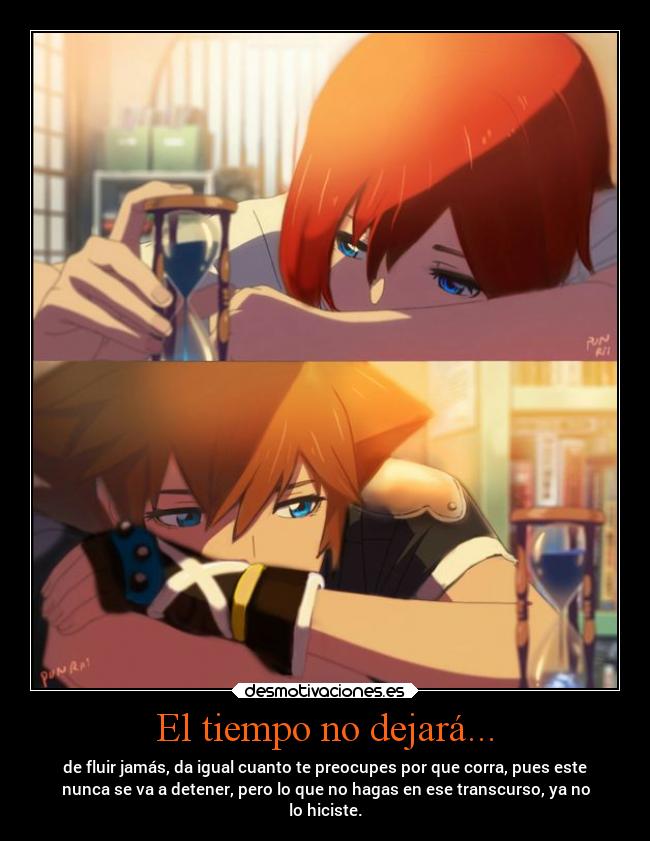 El tiempo no dejará... - 