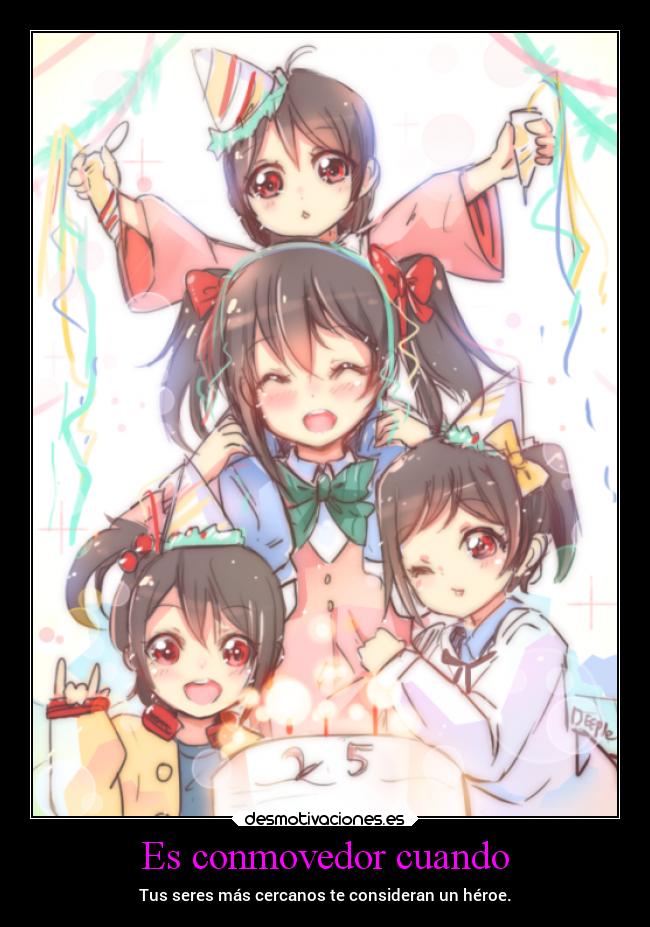 Es conmovedor cuando -