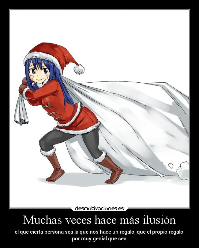 carteles anime felicidad navidad desmoxmas raptorhunters harukaze erosekai fairytail wendymarvell wendy desmotivaciones