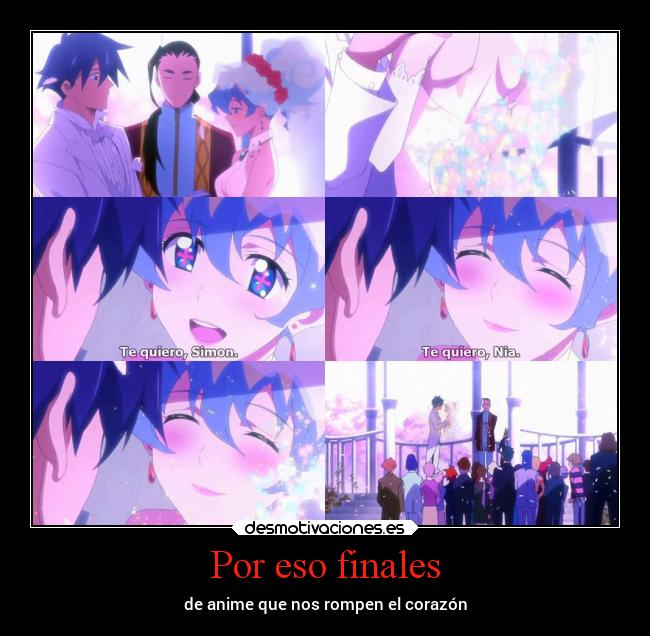 Por eso finales - de anime que nos rompen el corazón