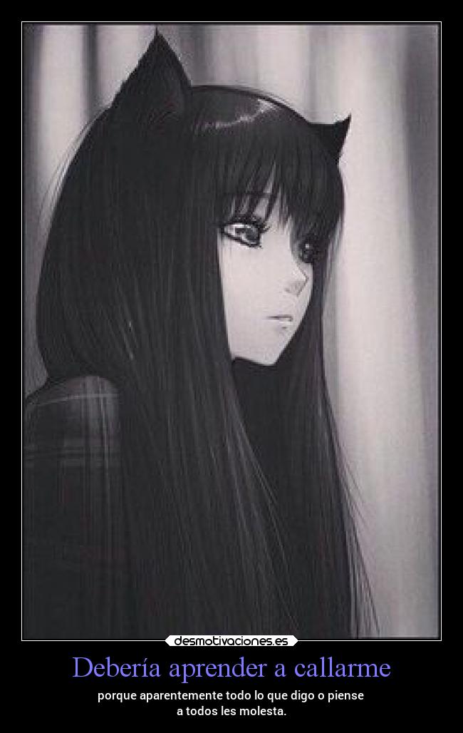 Debería aprender a callarme - 