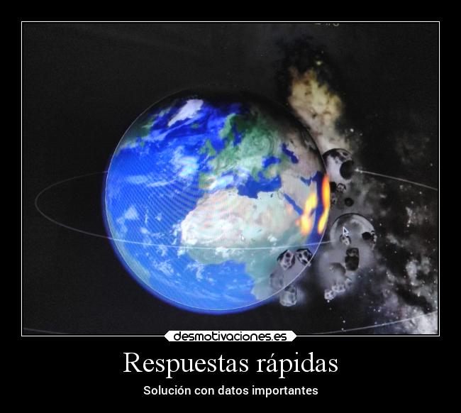 Respuestas rápidas - Solución con datos importantes