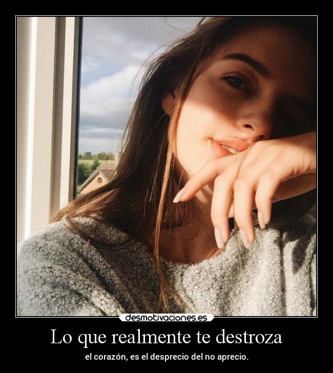 Lo que realmente te destroza - 