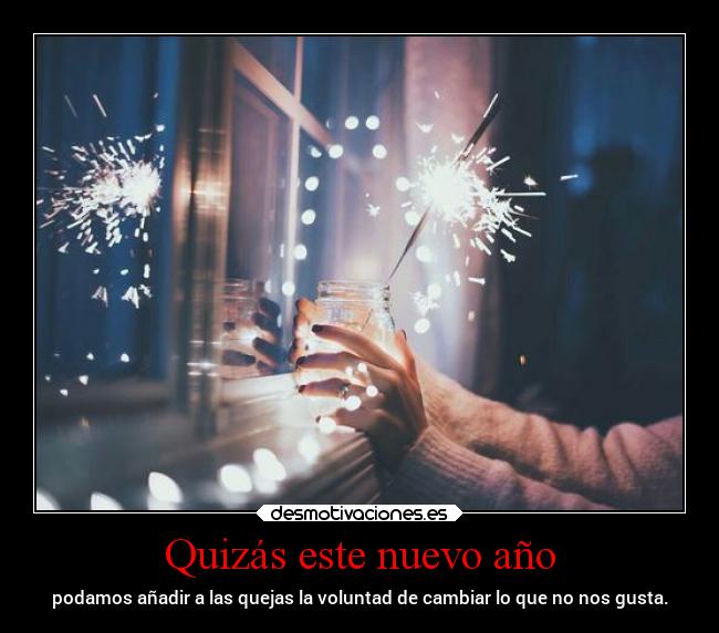 Quizás este nuevo año - 