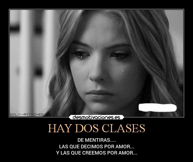 HAY DOS CLASES -