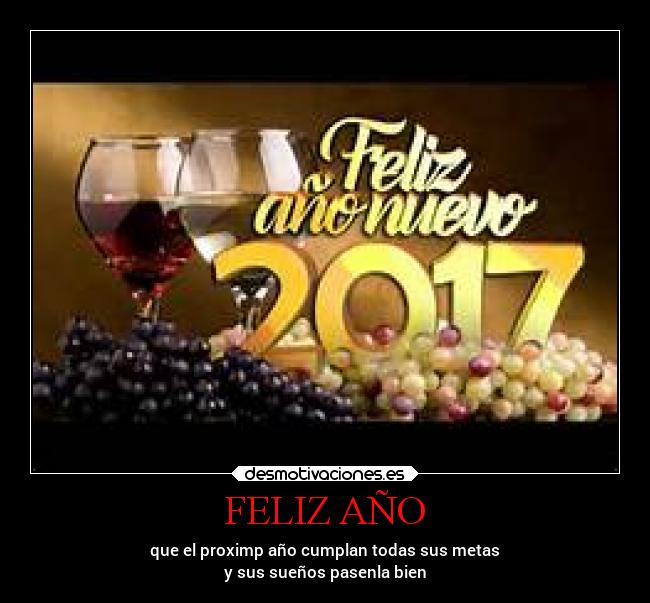 FELIZ AÑO - 