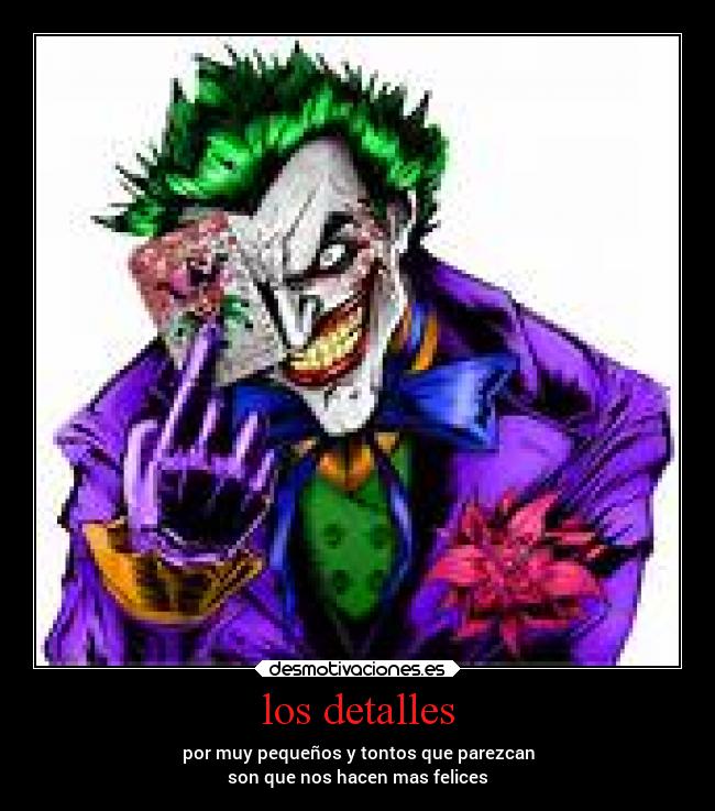 los detalles - 