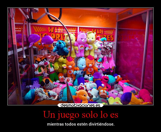 Un juego solo lo es -
