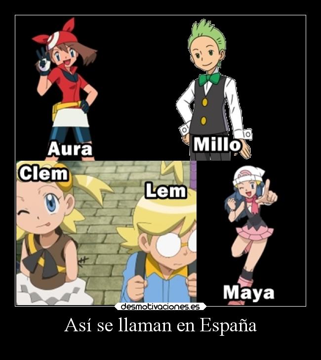 Así se llaman en España - 