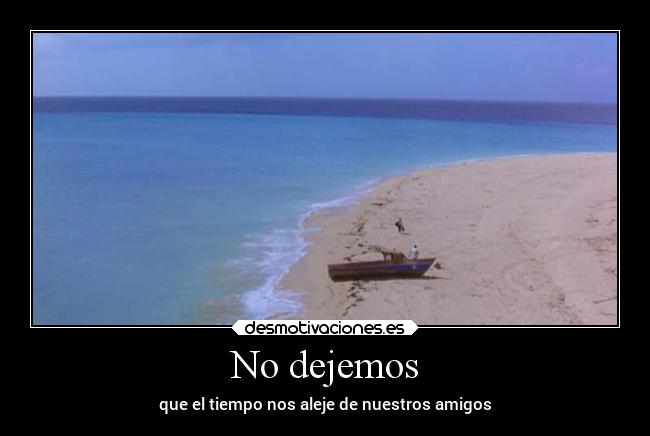 No dejemos -