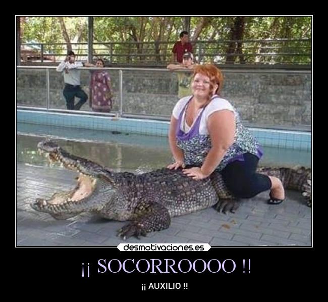¡¡ SOCORROOOO !! - ¡¡ AUXILIO !!