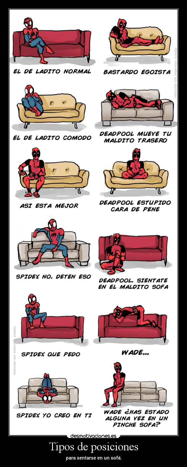 Tipos de posiciones -