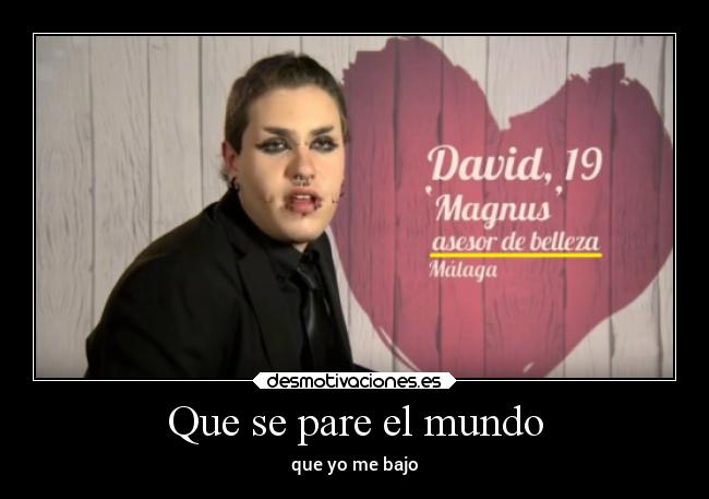 Que se pare el mundo - 