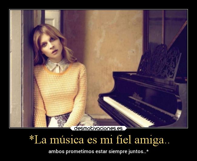 carteles musica musica fiel amiga clemence poesy actriz desmotivaciones