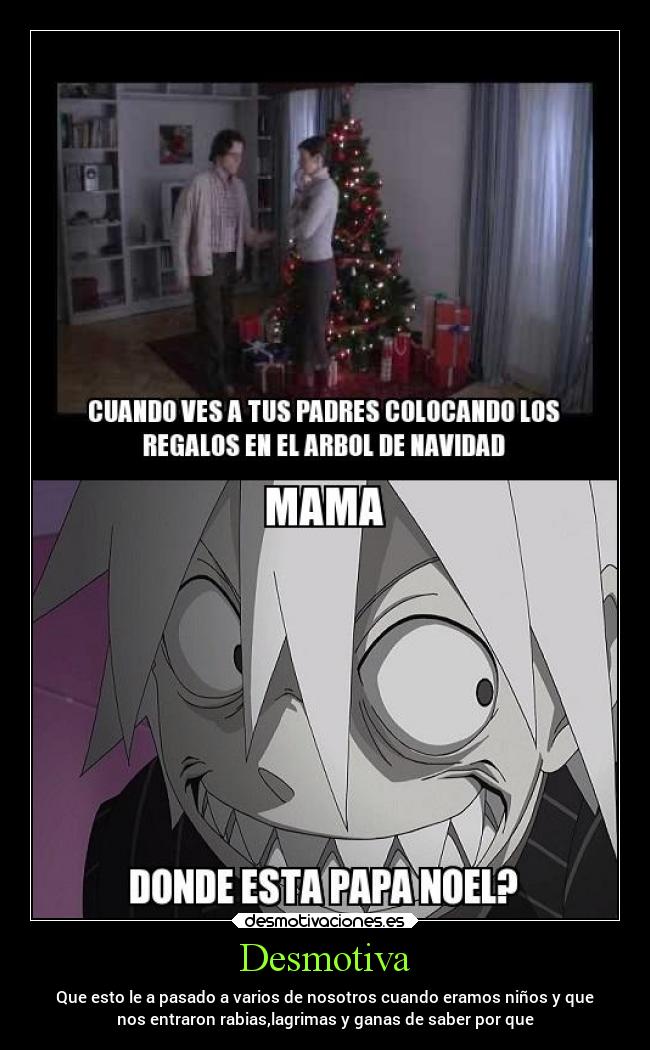 carteles navidad anime enfados infancia llorar motivaciones tristeza desmotivaciones