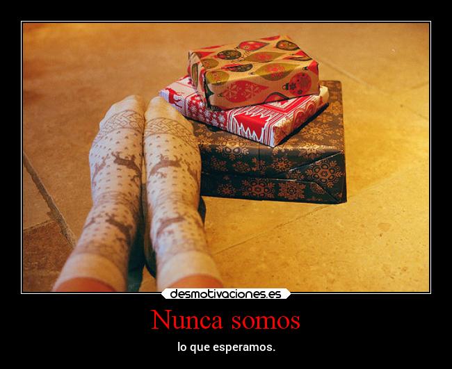 Nunca somos -