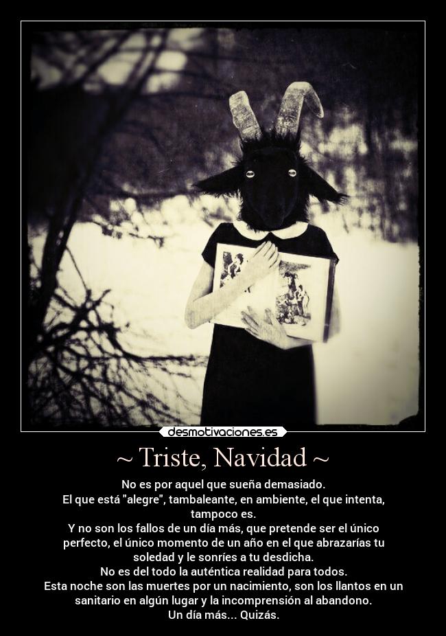 carteles navidad soledad navidad desmotivaciones