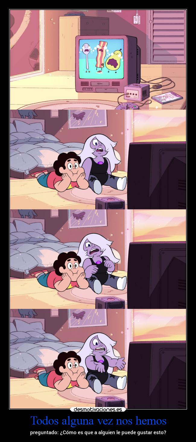 carteles pensamientos television series pregunta steven universe amatista desmotivaciones