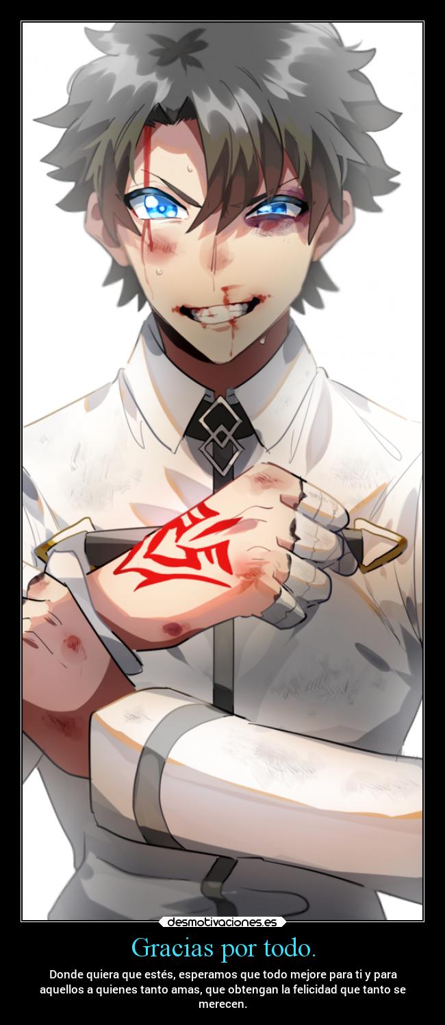 carteles recuerdos amistad anime fategrandorder fatezero fatestaynight fatestaynightunlimitedbladeworks desmotivaciones